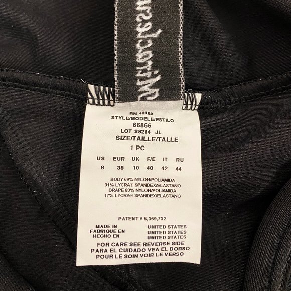 Miraclesuit Escape Black One Piece Bathing Suit - Picture 6 of 9